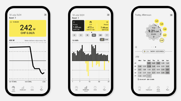 whatwatt App Screenshots